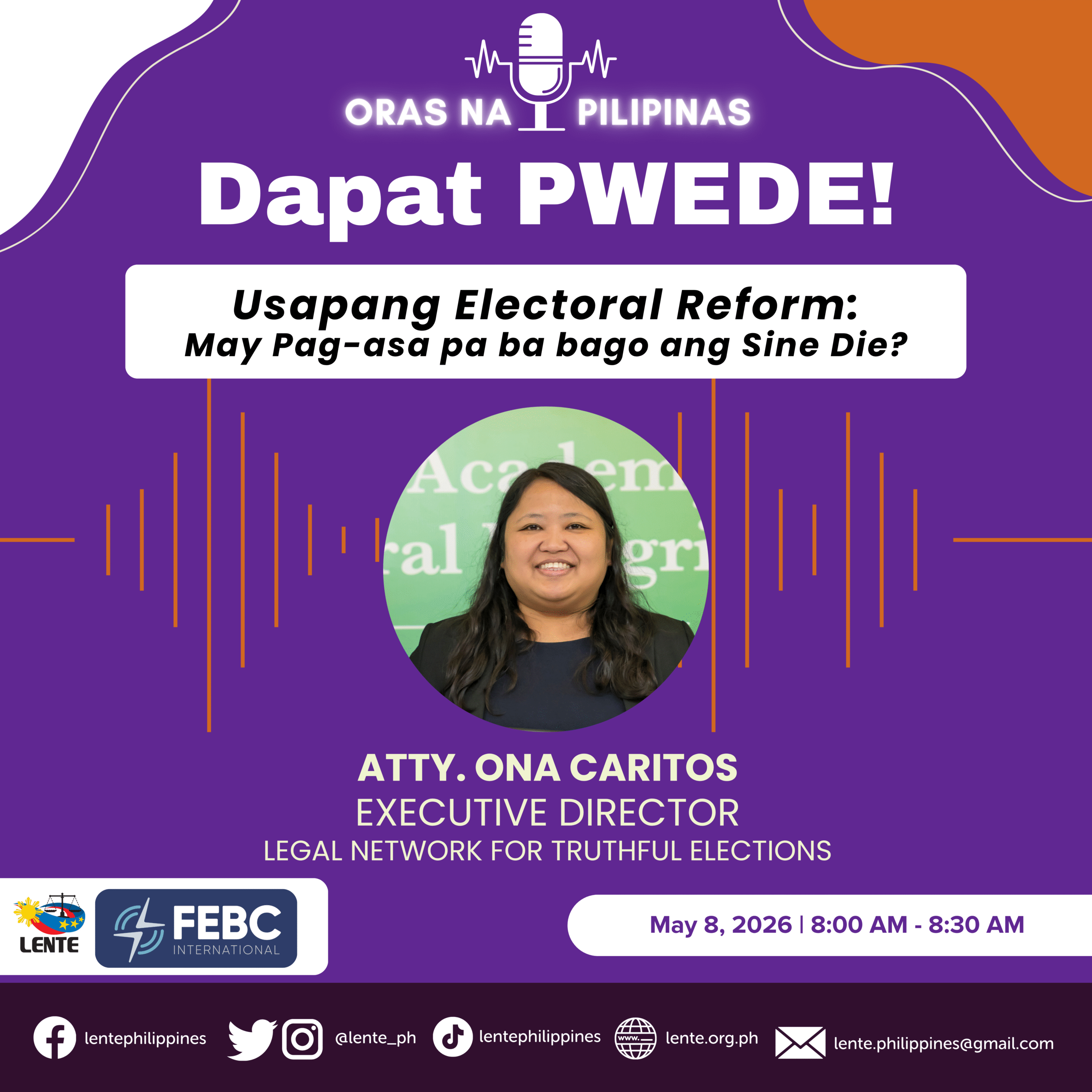 [LENTE | New Episode] Usapang Electoral Reform: May pag-asa pa ba bago ang sine die?